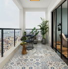 Floral Pattern 200*200mm Ceramic Kitchen Floor Tile Marble Look