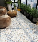 Floral Pattern 200*200mm Ceramic Kitchen Floor Tile Marble Look
