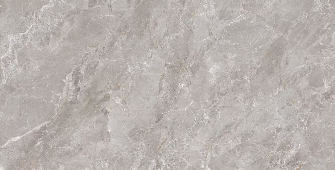 36" X 72" Indoor Porcelain Tile Grey Gloss Porcelain Floor Tiles Marble