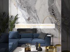 1200x2700mm Indoor Porcelain Tile Panels 4 Patterns for Endless Design Options