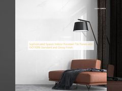 Sophisticated Spaces Indoor Porcelain Tile Panels with ISO13006 Standard and Glossy Finish
