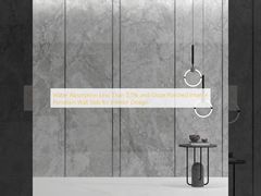 Water Absorption Less Than 0.5% and Glaze Polished Interior Porcelain Wall Slab for Interior Design