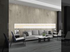 Glaze Polished White Indoor Ceramic Floor Tiles for Indoor Applications