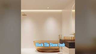 Black Porcelain Tile Modern Elegance