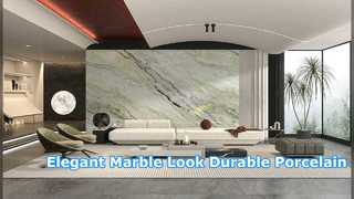 Durable Marble Look Porcelain Tile For Elegant Home Design