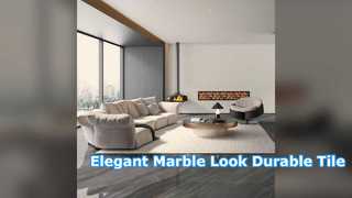 Durable Marble Look Porcelain Tile for Indoor and Outdoor