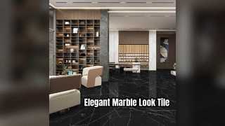 Marble Look Porcelain Tile Durable & Easy Install