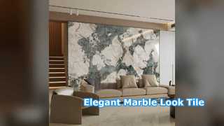 Marble Look Tile Low Water Absorb Floor Wall