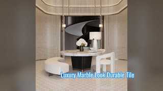 Luxury Marble Look Porcelain Tile Durable Low Maintenance