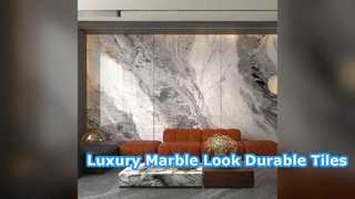 Durable Marble Look Porcelain Tiles for Modern Kitchens