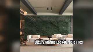 Luxury Marble Look Porcelain Tile Durable Large Format 1200x2700