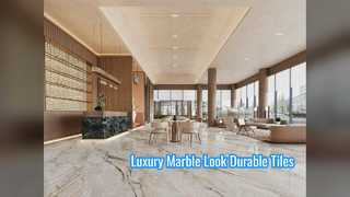 Durable Marble Look Porcelain Tiles for Elegant Interiors