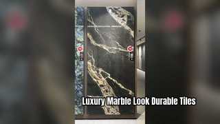 Durable Marble Look Porcelain Tiles for Modern Interiors