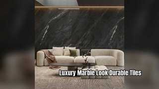 Durable Marble Look Porcelain Tiles for High Traffic Areas