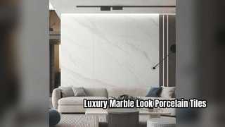 Durable Marble Look Porcelain Tile for Luxury Interiors
