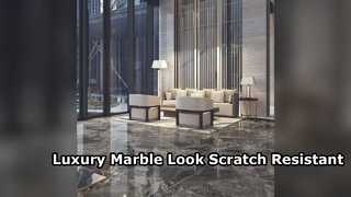 Durable Marble Look Porcelain Tile Scratch Resistant Flooring