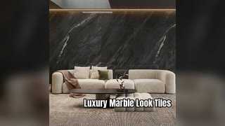Durable Marble Look Porcelain Tile for High Traffic Floors