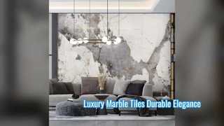 Luxury Marble Look Porcelain Tile Durable and Stain Resistant