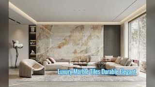 Luxury Marble Look Porcelain Tiles Durable Flooring Solution