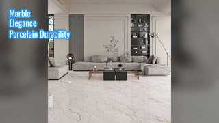 Marble Porcelain Tile 750x1500MM High Variation