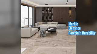 Marble Look Porcelain Tile Floor Wall