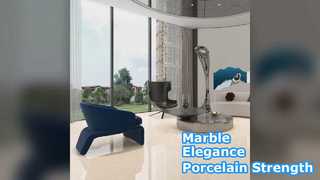 Marble Look Porcelain Tile: Luxury & Durability