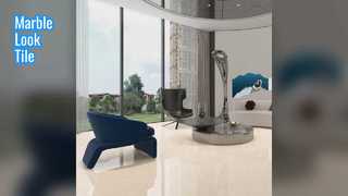 Marble Look Tile High Scratch Resistance Easy Install