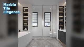Marble Look Porcelain Tile: Elegant & Durable