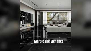 Marble Look Tile: Elegant Kitchen Flooring