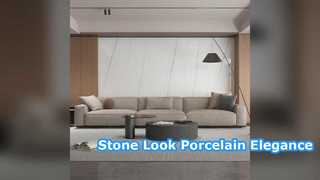Stone Look Porcelain Tile Elegant Modern Flooring