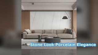 Modern Porcelain Tile Stone Look Flooring