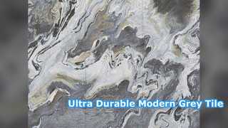Modern Grey Porcelain Tile Durable and Stylish Flooring