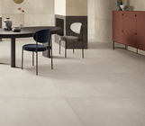 Soft Skin Micro-Cement Silent Style Ceramic Tile 750*1500mm Size Floor For Living Room Beige Color