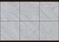 White Marble Look Ceramic Floor Tile Timeless Design Rectangle Shape
