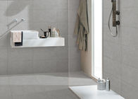 Washroom Modern Porcelain Tile , R11 Modern Grey Bathroom Tiles 600x300mm