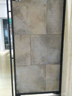 Pictures 3d Glazed Cement Look Porcelain Tile Interior Ceramic Floor Tile Yellow Color 600x600mm Size