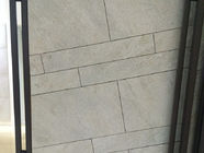 Light Grey Glazed Porcelain Tile , Sandstone Ceramic Tile 300x600 / 300x300 Mm