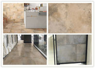 10 Mm Thickness Cement Look Porcelain Tile Yellow Accidental Colouring