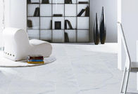 Non Slip Marble Look Porcelain Tile , Glazed Carrara Porcelain Floor Tile Indoor Porcelain Tiles