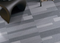 Random Design Dark Grey Carpet Tiles Texture Scratch Proof For Living Room Wall