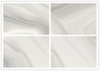 Polished Marble Effect Ceramic Floor Tiles Agate Beige Color 600*1200 Mm