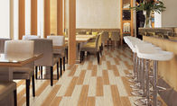 Non Slip Wood Glazed Porcelain Floor Tiles / Porcelain Tile Wood Look Pattern Flooring