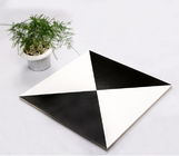 White And Black Showroom 300*300mm Matt Porcelain Tile Wear Resantant