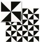 Multiple Patterns White And Black 300*300mm Room Wall Tile