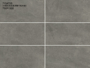 Acid Resistant Indoor Porcelain Tiles Dark Grey Color 750*1500mm Size For Bathroom