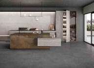 Soft Polished Modern Microcement Zeus Tiles 10.3mm Thickness