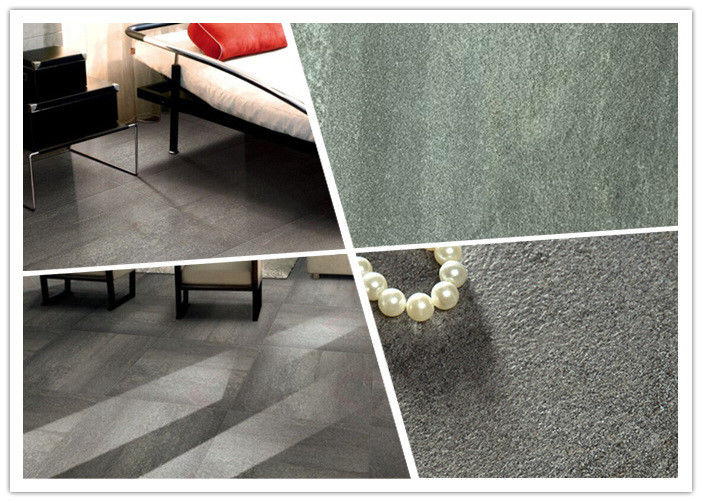 Interior Stone Look Porcelain Tile 600*600 Mm Size Compression Resistance Living Room Porcelain Floor Tile