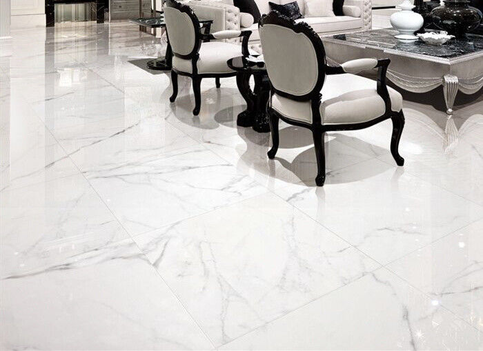 Popular Glazed Matte Marble Look Porcelain Tile 60x120 Cm Size Super Hardness 24x48 Porcelain Tile