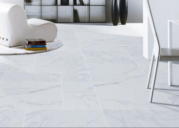 Anti Skate Marble Look Bathroom Floor, Bathroom Floor Tile White Marble Look
