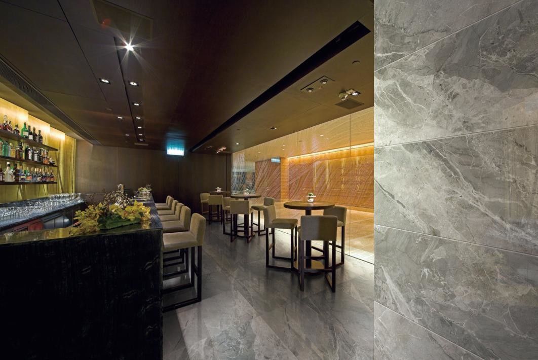Exterior And Interior Marble Look Porcelain Tile Chemical Resistant